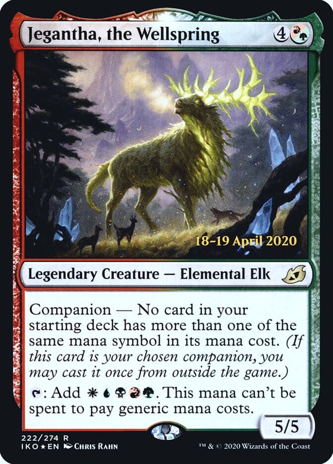 Jegantha, the Wellspring [Ikoria: Lair of Behemoths Prerelease Promos] MTG Single Magic: The Gathering  | Multizone: Comics And Games