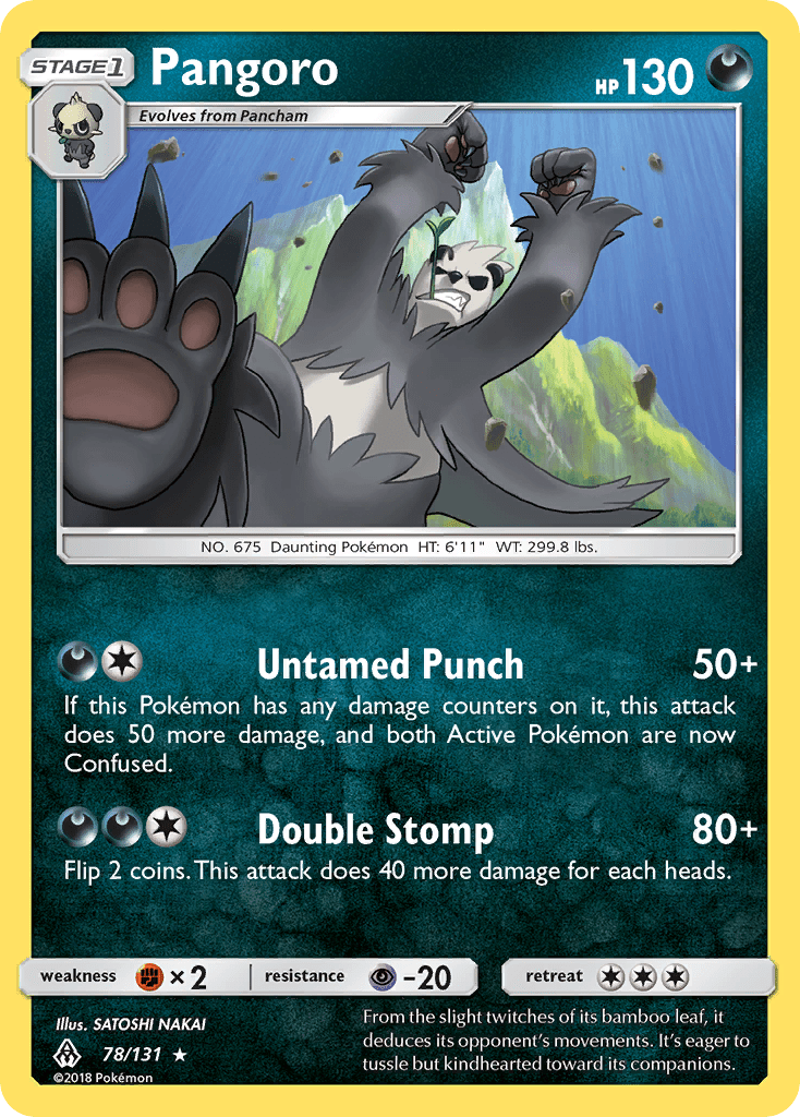 Pangoro (78/131) [Sun & Moon: Forbidden Light] Pokemon Single Pokémon  | Multizone: Comics And Games