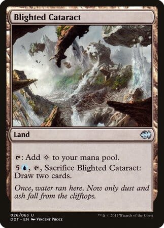 Blighted Cataract [Duel Decks: Merfolk vs. Goblins] MTG Single Magic: The Gathering  | Multizone: Comics And Games
