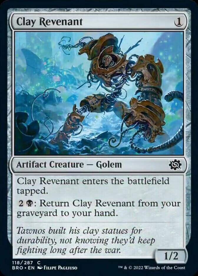 Clay Revenant [The Brothers' War] MTG Single Magic: The Gathering  | Multizone: Comics And Games