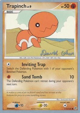 Trapinch LV.9 (115/132) (Stallgon - David Cohen) [World Championships 2009] Pokemon Single Pokémon  | Multizone: Comics And Games