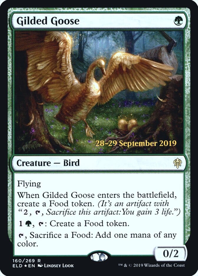 Gilded Goose [Throne of Eldraine Prerelease Promos] MTG Single Magic: The Gathering  | Multizone: Comics And Games
