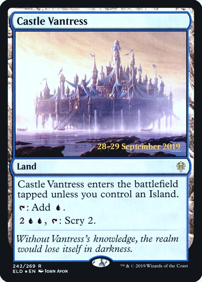 Castle Vantress [Throne of Eldraine Prerelease Promos] MTG Single Magic: The Gathering  | Multizone: Comics And Games