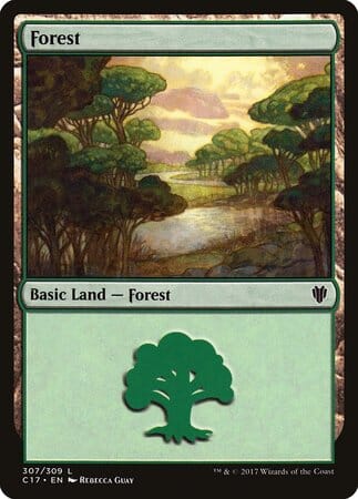 Forest (307) [Commander 2017] MTG Single Magic: The Gathering  | Multizone: Comics And Games