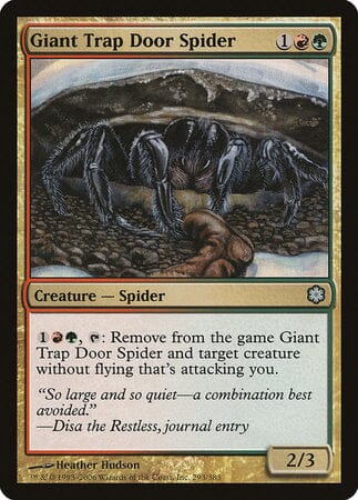 Giant Trap Door Spider [Coldsnap Theme Decks] MTG Single Magic: The Gathering  | Multizone: Comics And Games