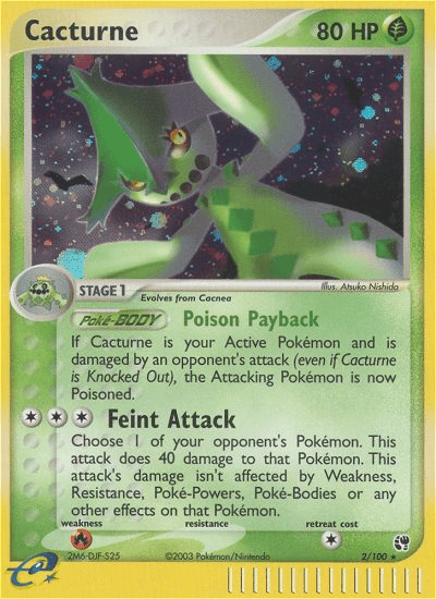 Cacturne (2/100) [EX: Sandstorm] Pokemon Single Pokémon  | Multizone: Comics And Games