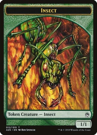 Insect Token (012) [Masters 25 Tokens] MTG Single Magic: The Gathering  | Multizone: Comics And Games