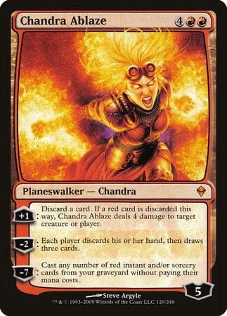 Chandra Ablaze [Zendikar] MTG Single Magic: The Gathering  | Multizone: Comics And Games