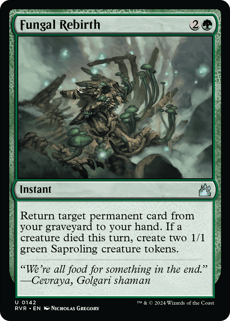 Fungal Rebirth [Ravnica Remastered] MTG Single Magic: The Gathering  | Multizone: Comics And Games