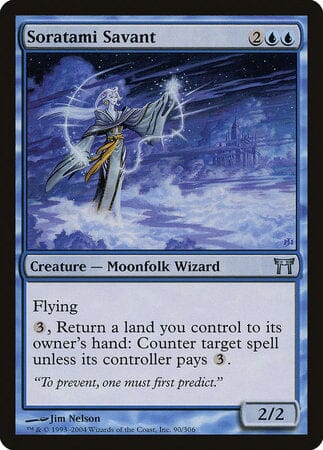 Soratami Savant [Champions of Kamigawa] MTG Single Magic: The Gathering  | Multizone: Comics And Games