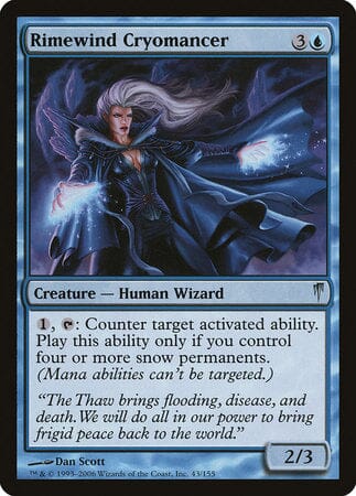 Rimewind Cryomancer [Coldsnap] MTG Single Magic: The Gathering  | Multizone: Comics And Games