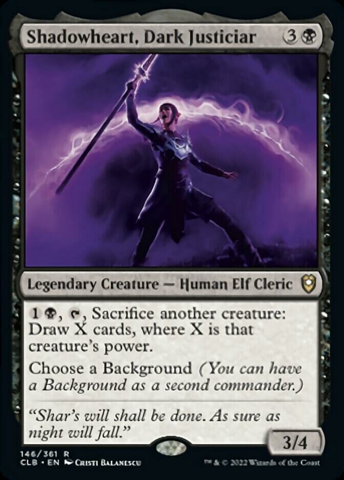 Shadowheart, Dark Justiciar [Commander Legends: Battle for Baldur's Gate] MTG Single Magic: The Gathering  | Multizone: Comics And Games