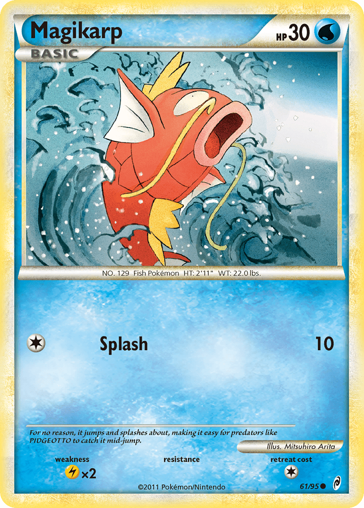 Magikarp (61/95) [HeartGold & SoulSilver: Call of Legends] Pokemon Single Pokémon  | Multizone: Comics And Games