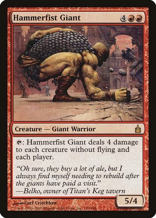Hammerfist Giant [Ravnica: City of Guilds] MTG Single Magic: The Gathering  | Multizone: Comics And Games