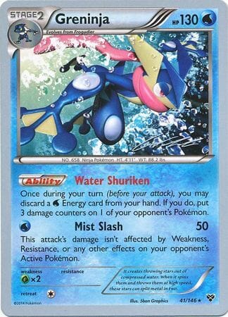Greninja (41/146) (Ninja Blitz - Cody Walinski) [World Championships 2016] Pokemon Single Pokémon  | Multizone: Comics And Games