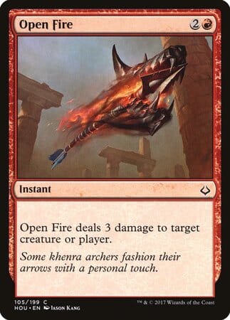 Open Fire [Hour of Devastation] MTG Single Magic: The Gathering  | Multizone: Comics And Games