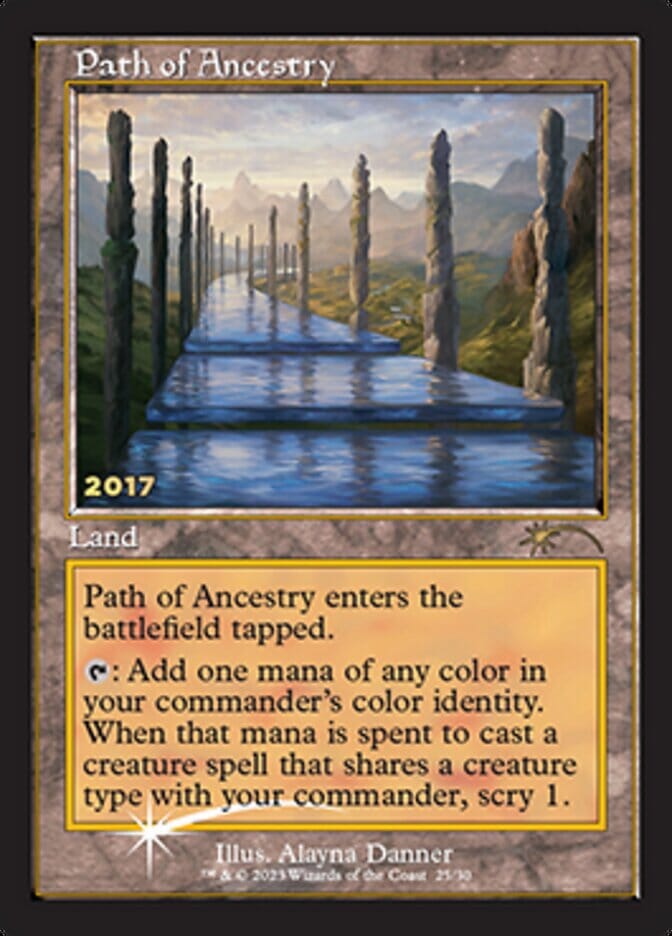 Path of Ancestry [30th Anniversary Promos] MTG Single Magic: The Gathering  | Multizone: Comics And Games