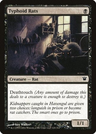 Typhoid Rats [Innistrad] MTG Single Magic: The Gathering  | Multizone: Comics And Games