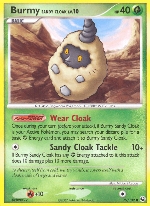 Burmy Sandy Cloak (79/132) [Diamond & Pearl: Secret Wonders] Pokemon Single Pokémon  | Multizone: Comics And Games