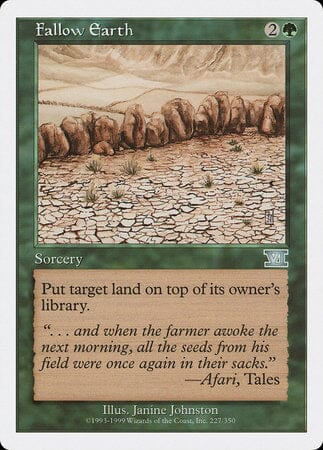 Fallow Earth [Classic Sixth Edition] MTG Single Magic: The Gathering  | Multizone: Comics And Games