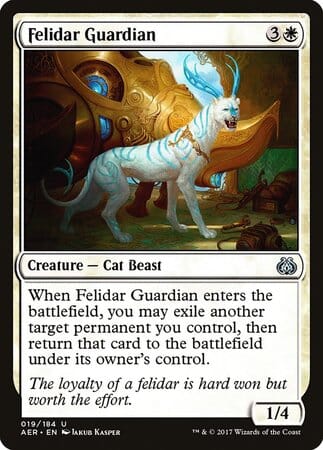 Felidar Guardian [Aether Revolt] MTG Single Magic: The Gathering  | Multizone: Comics And Games