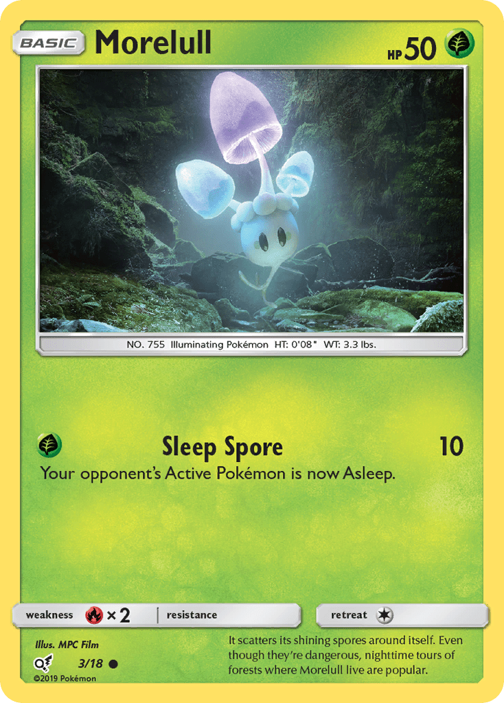 Morelull (3/18) [Sun & Moon: Detective Pikachu] Pokemon Single Pokémon  | Multizone: Comics And Games