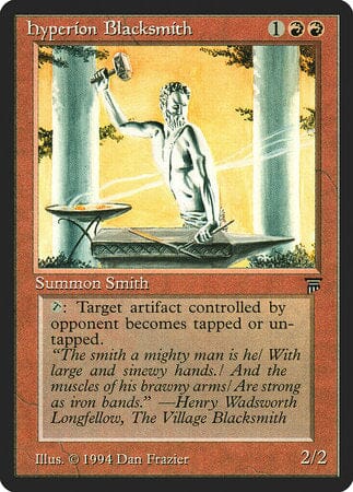 Hyperion Blacksmith [Legends] MTG Single Magic: The Gathering  | Multizone: Comics And Games