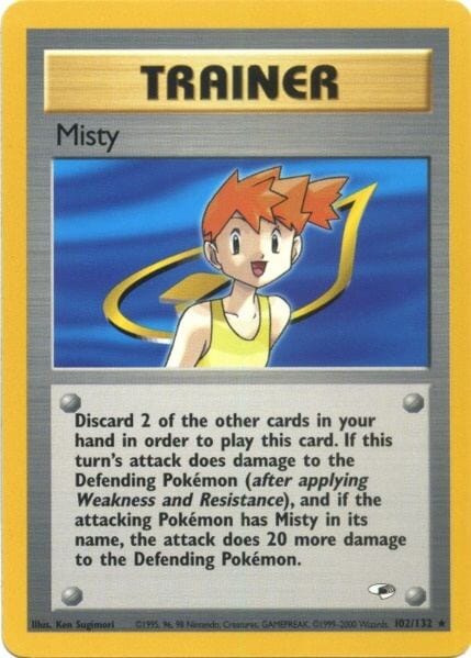 Misty (102/132) [Gym Heroes Unlimited] Pokemon Single Pokémon  | Multizone: Comics And Games