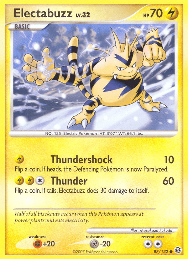 Electabuzz (87/132) [Diamond & Pearl: Secret Wonders] Pokemon Single Pokémon  | Multizone: Comics And Games