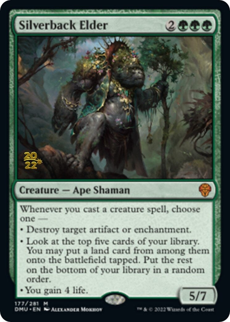 Silverback Elder [Dominaria United Prerelease Promos] MTG Single Magic: The Gathering  | Multizone: Comics And Games