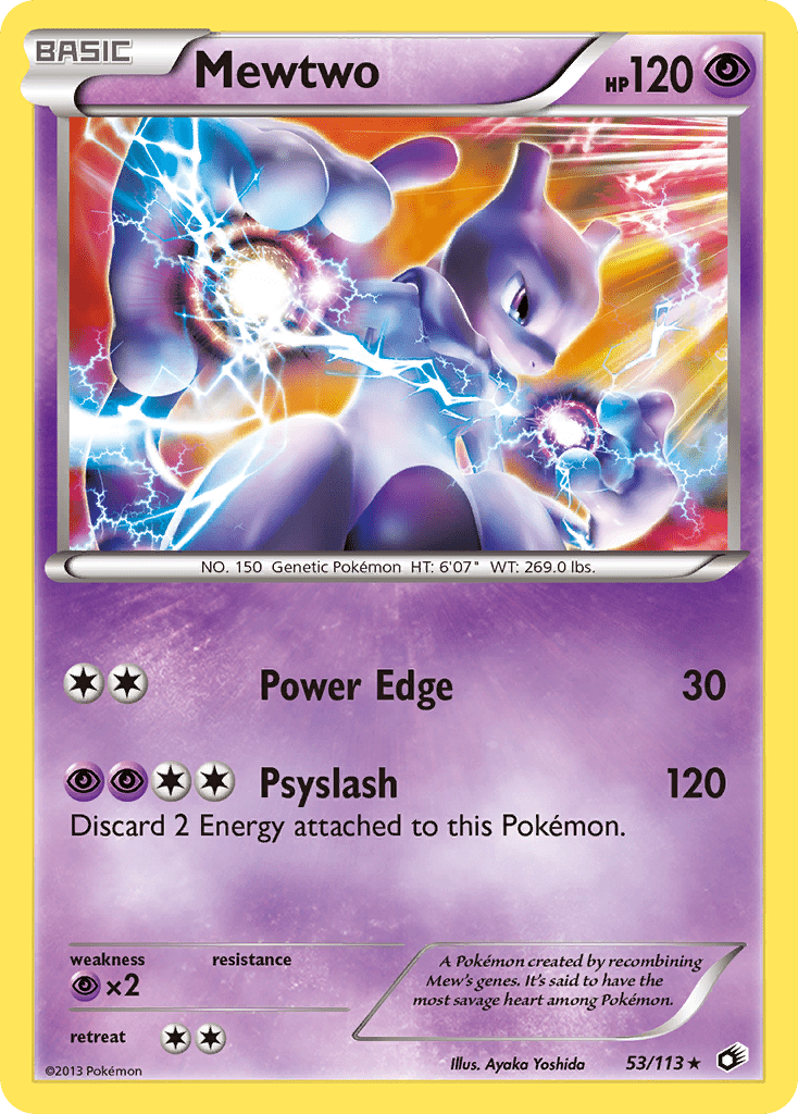 Mewtwo (53/113) [Black & White: Legendary Treasures] Pokemon Single Pokémon  | Multizone: Comics And Games