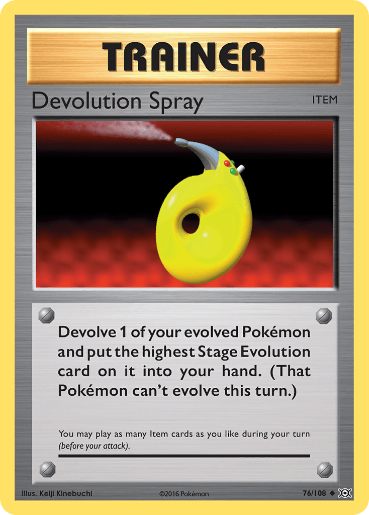 Devolution Spray (76/108) [XY: Evolutions] Pokemon Single Pokémon  | Multizone: Comics And Games