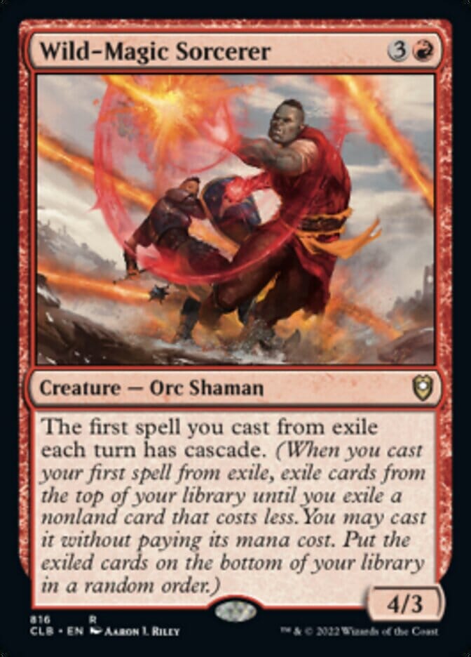 Wild-Magic Sorcerer [Commander Legends: Battle for Baldur's Gate] MTG Single Magic: The Gathering  | Multizone: Comics And Games