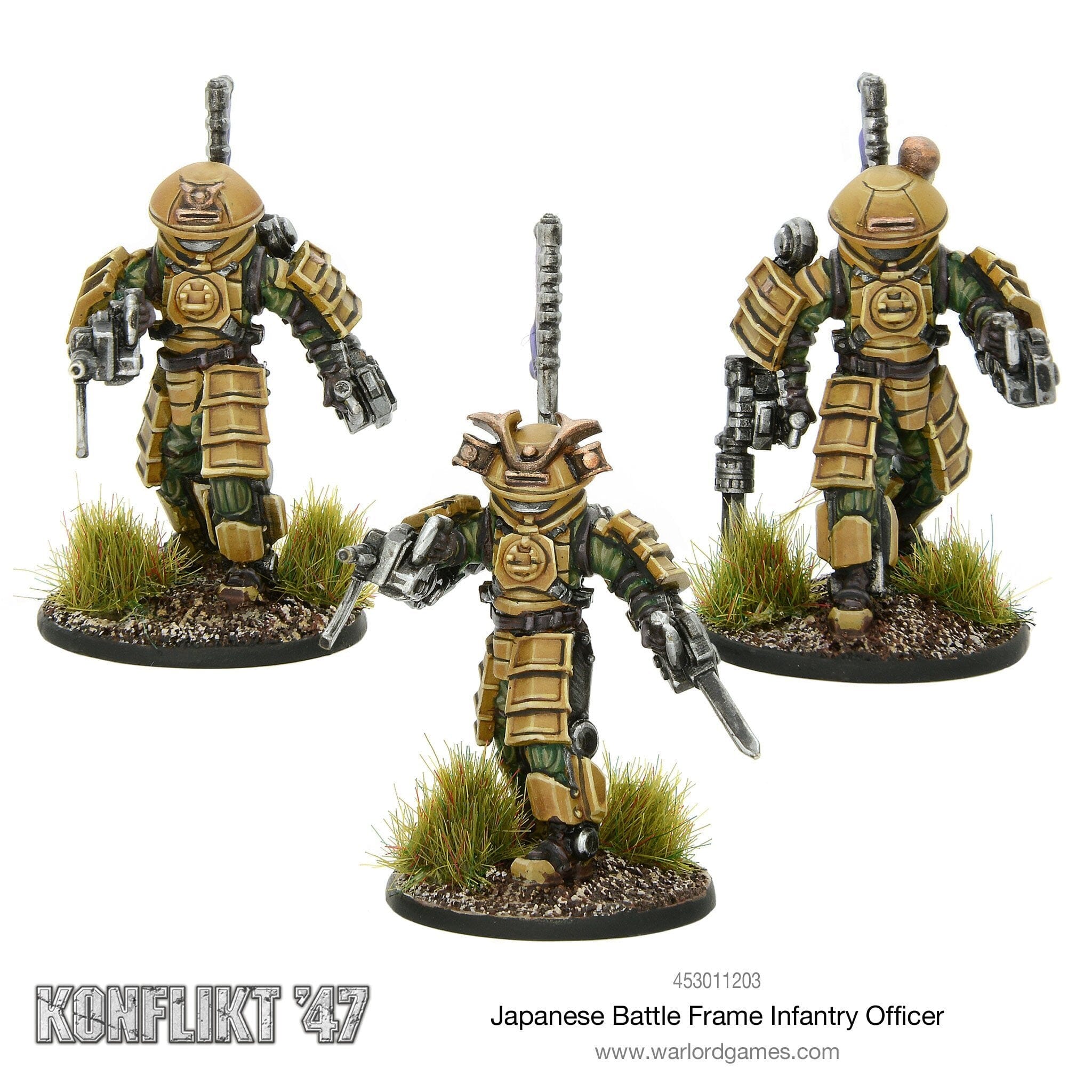 Japanese Battle-frame Infantry Officers Bolt Action Warlord Games  | Multizone: Comics And Games