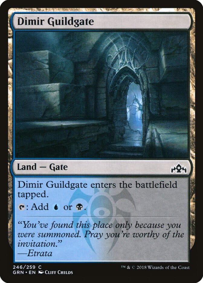 Dimir Guildgate (246/259) [Guilds of Ravnica] MTG Single Magic: The Gathering  | Multizone: Comics And Games