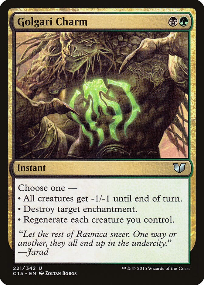 Golgari Charm [Commander 2015] MTG Single Magic: The Gathering  | Multizone: Comics And Games