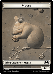 Mouse // Food (0013) Double-Sided Token [Wilds of Eldraine Tokens] | Multizone: Comics And Games