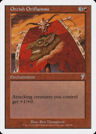 Orcish Oriflamme [Seventh Edition] MTG Single Magic: The Gathering  | Multizone: Comics And Games