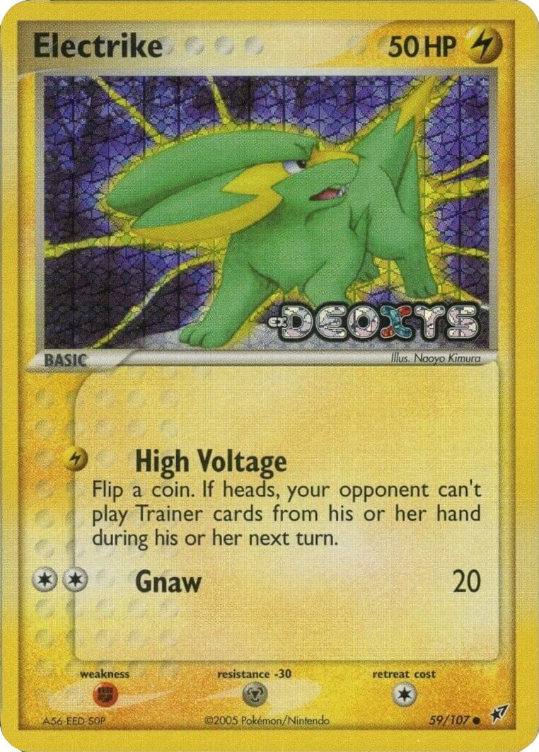 Electrike (59/107) (Stamped) [EX: Deoxys] Pokemon Single Pokémon  | Multizone: Comics And Games