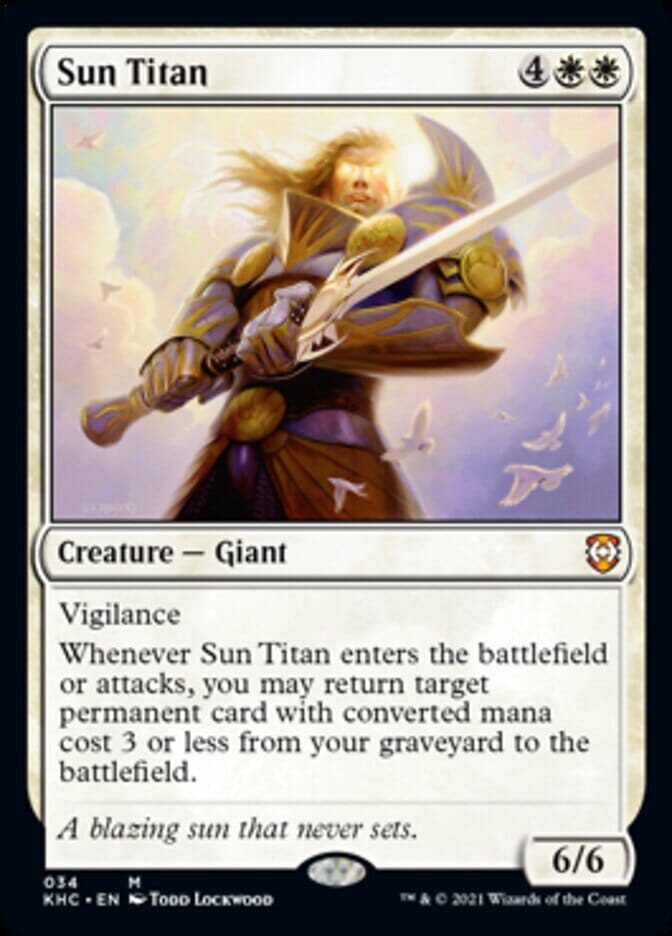 Sun Titan [Kaldheim Commander] MTG Single Magic: The Gathering  | Multizone: Comics And Games
