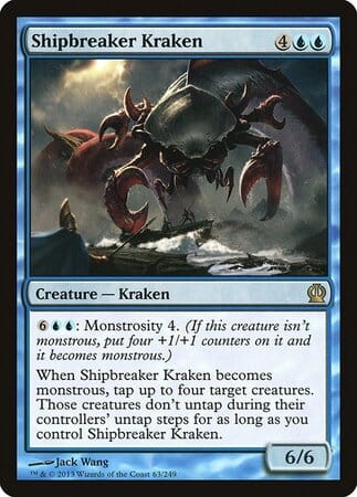 Shipbreaker Kraken [Theros] MTG Single Magic: The Gathering  | Multizone: Comics And Games