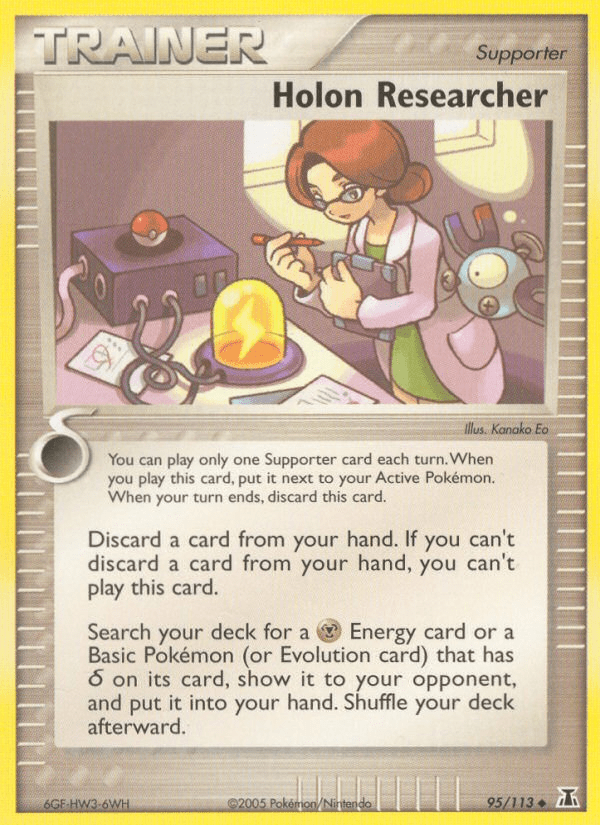 Holon Researcher (95/113) [EX: Delta Species] Pokemon Single Pokémon  | Multizone: Comics And Games