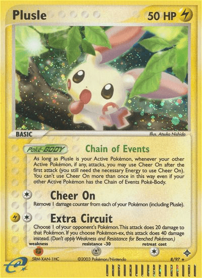 Plusle (8/97) [EX: Dragon] Pokemon Single Pokémon  | Multizone: Comics And Games