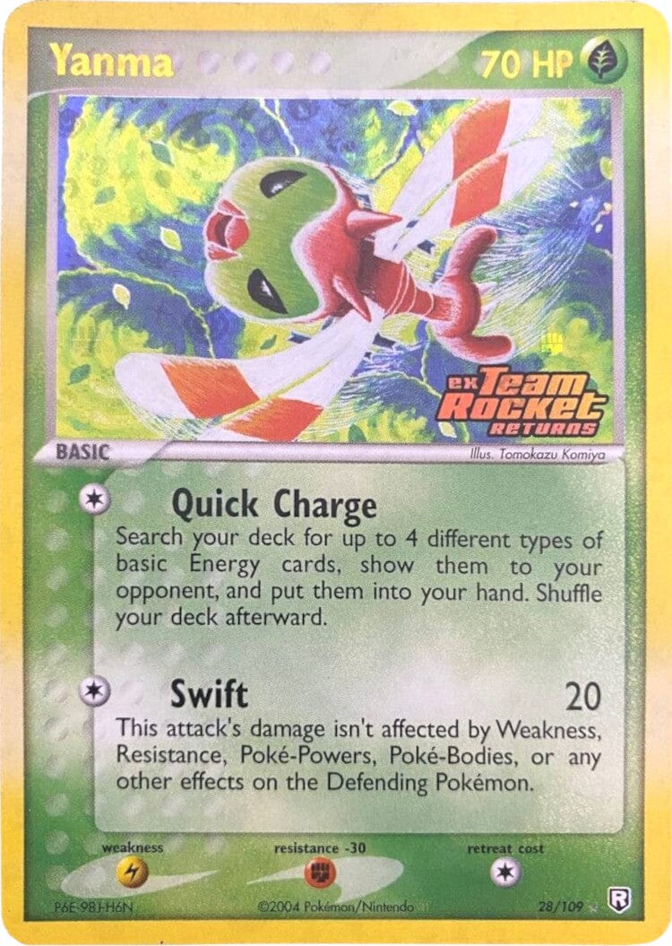 Yanma (28/109) (Stamped) [EX: Team Rocket Returns] Pokemon Single Pokémon  | Multizone: Comics And Games