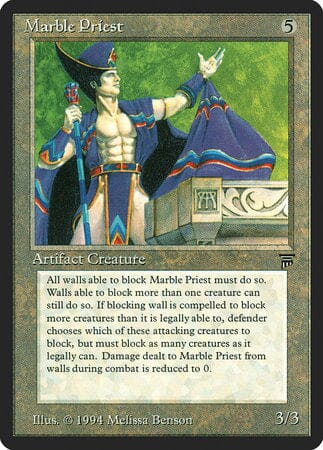 Marble Priest [Legends] MTG Single Magic: The Gathering  | Multizone: Comics And Games