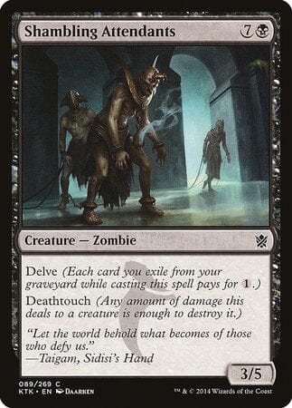 Shambling Attendants [Khans of Tarkir] MTG Single Magic: The Gathering  | Multizone: Comics And Games