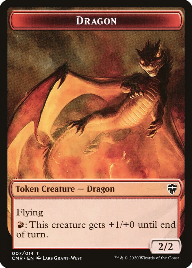 Dragon // Soldier Token [Commander Legends Tokens] MTG Single Magic: The Gathering  | Multizone: Comics And Games