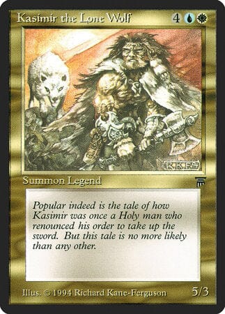 Kasimir the Lone Wolf [Legends] MTG Single Magic: The Gathering  | Multizone: Comics And Games