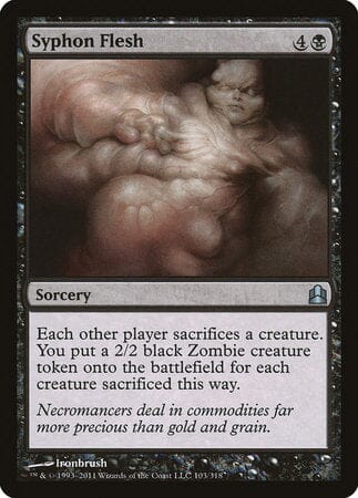 Syphon Flesh [Commander 2011] MTG Single Magic: The Gathering  | Multizone: Comics And Games