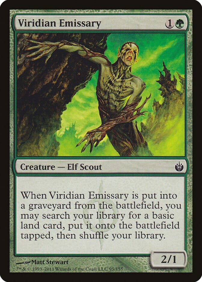 Viridian Emissary [Mirrodin Besieged] MTG Single Magic: The Gathering  | Multizone: Comics And Games